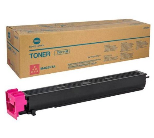 Тонер Konica-Minolta bizhub C654/754/Pro C754 красный TN-711M A3VU350