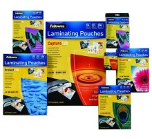 Пленки для ламинирования Fellowes®, A3, глянцевая, 175 мкм, 100 шт, трехслойная структура: ПВХ + ПЭТ + ЭВА