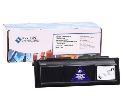 Тонер-картридж для Kyocera FS-1030MFP/DP/1130MFP/M2030DN/M2530DN TK-1130 3K Katun