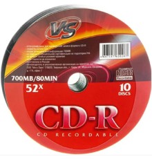 Диски VS CD-R 80 52x Shrink/10