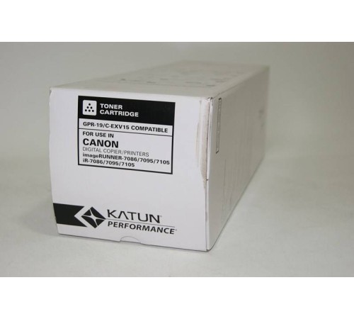 Тонер-картридж Canon iR 7086/7095/7105 С-EXV15/GPR-19  (туба 2000г)  Katun