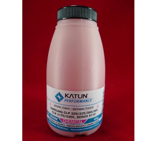 Тонер SAMSUNG CLP 320/325/360/365, CLX 3170/3305, Xerox 6110 Magenta, химический (фл. 45г) Katun фас.Россия