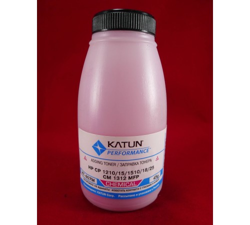 Тонер для картриджей CB543A/CE323A/CF213A Magenta, химический (фл.45г.) Katun фас.Россия