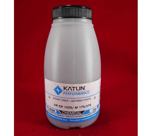 Тонер для картриджей CE310A Black, химический (фл. 30г) Katun фас.Россия