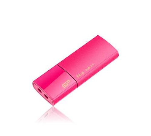 Флеш накопитель 64Gb Silicon Power Blaze B05, USB 3.0, Розовый Флеш накопитель 64Gb Silicon Power Blaze B05, USB 3.0, Розовый