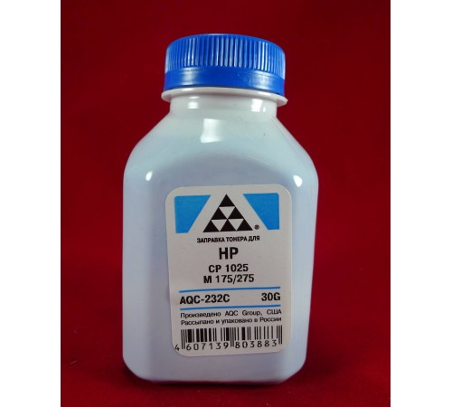 Тонер для картриджей CE311A Cyan (фл. 30г) AQC-США фас.Россия