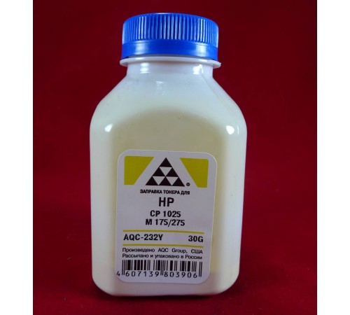 Тонер для картриджей CE312A Yellow (фл. 30г) AQC-США фас.Россия