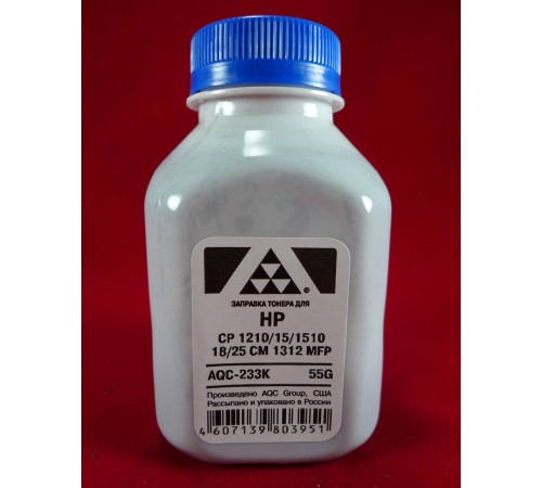 Тонер для картриджей CB540A/CE320A/CF210A/CF210X Black (фл. 55г) AQC-США фас.Россия