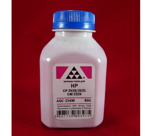 Тонер для картриджей CC533A/CE413A Magenta (фл. 80г) AQC-США фас.Россия