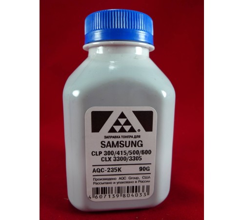 Тонер SAMSUNG CLP 300/315/320/325/360/415/500/510/600/610/660/CLX3300/3305 Black (фл. 90г) AQC-США фас.Россия