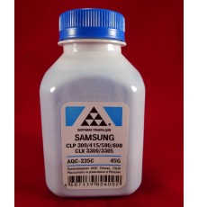 Тонер SAMSUNG CLP 300/315/320/325/360/415/500/510/600/610/660/CLX3300/3305 Cyan (фл. 45г) AQC-США фас.Россия