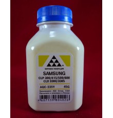 Тонер SAMSUNG CLP 300/315/320/325/360/415/500/510/600/610/660/CLX3300/3305 Yellow (фл. 45г) AQC-США фас.Россия