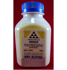 Тонер XEROX Phaser 6000/6010/6015/6125/6128/6130/6140/6500/6505  Yellow (фл. 30г) AQC-США фас.Россия