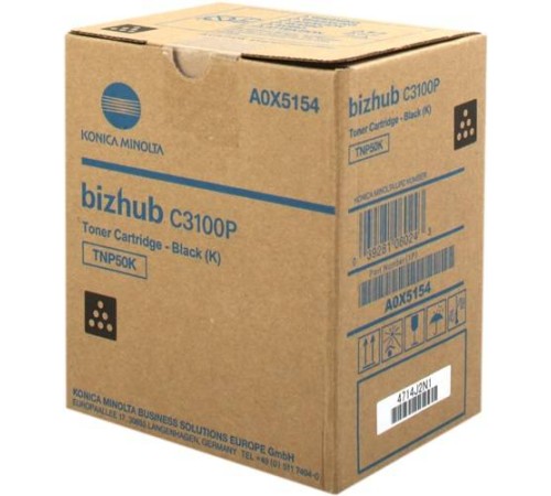 Тонер Konica-Minolta bizhub C3100P черный TNP-50K A0X5154