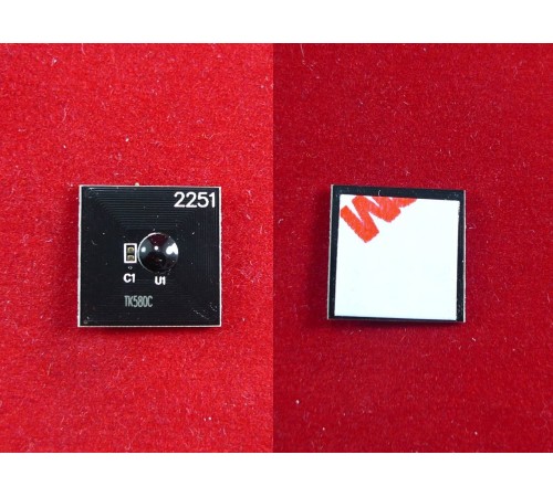 Чип для Kyocera FS-C5150dn, P6021cdn (TK-580C) Cyan, 2.8K ELP Imaging®