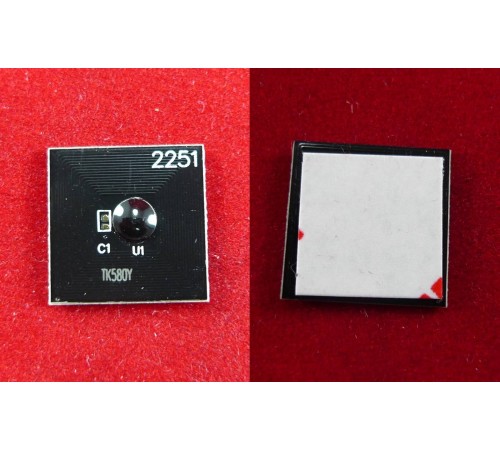 Чип для Kyocera FS-C5150dn, P6021cdn (TK-580Y) Yellow, 2.8K ELP Imaging®