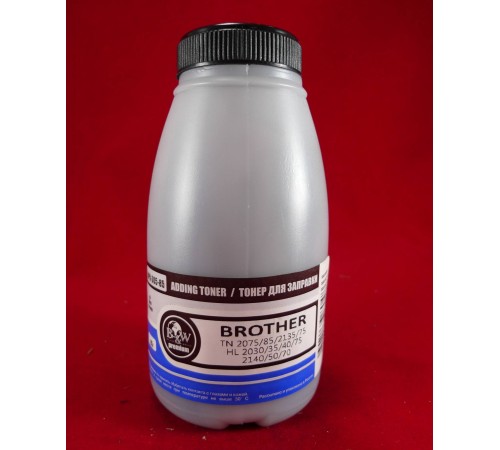 Тонер Brother TN 2075/85/2135/75 HL 2030/35/40/75/2140/50/70 (фл. 85г) B&W Premium Tomoegawa фас.Россия