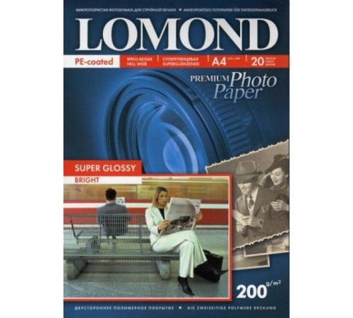 Фотобумага ПРЕМИУМ для стр.печати LOMOND200 г/м2 одностор.Super Glossy Bright 10х15см(20л) Фотобумага ПРЕМИУМ для стр.печати LOMOND200 г/м2 одностор.Super Glossy Bright 10х15см(20л)