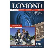 Фотобумага ПРЕМИУМ для стр.печати LOMOND 250 г/м2 односторонняя Semi-Glossy Warm 10х15см(20л)