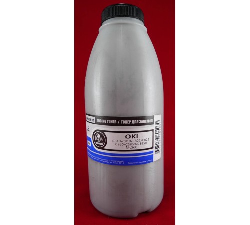 Тонер OKI C610/C810/C821/C822/C830/C5850/C5950/MC560 Black (фл. 180г) B&W Premium Tomoegawa фас.Россия