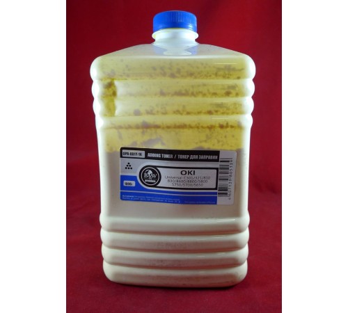 Тонер OKI Univ C301/321/810/830/8600/8800/5800/5750/5700/5650 Yellow (кан. 1кг) B&W Premium Tomoegawa фас.Россия
