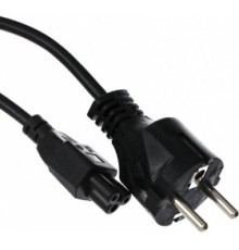Кабель питания для ноутбуков 1.8m, 3-pin, с заземлением, 220V (Европейский стандарт)