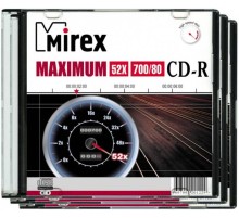 Диск CD-R Mirex 700 Mb, 52х, Maximum, Slim Case (5), (5/200)