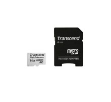 Флеш карта microSD 64GB Transcend microSDXC Class 10  (SD адаптер) ,MLC