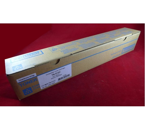 Тонер Konica-Minolta bizhub C454/554 TN-512С cyan (туба 510г) ELP Imaging®