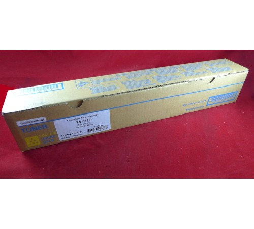 Тонер Konica-Minolta bizhub C454/554 TN-512Y yellow (туба 510г) ELP Imaging®