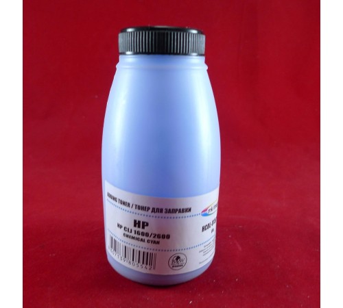 Тонер для картриджей Q6001A Cyan, химический (фл. 80г) B&W Premium Mitsubishi/MKI фас.Россия