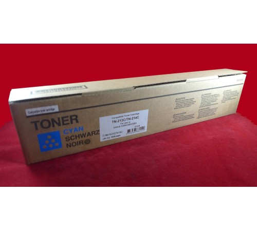 Тонер Konica-Minolta bizhub C200/C203/C253 TN-213C/TN-214C cyan (туба 374г) ELP Imaging®