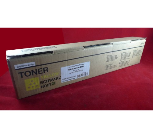 Тонер Konica-Minolta bizhub C200/C203/C253 TN-213Y/TN-214Y yellow (туба 374г) ELP Imaging®
