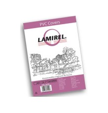 Обложки Lamirel Transparent A4, PVC, зеленые, 200мкм, 100 шт.