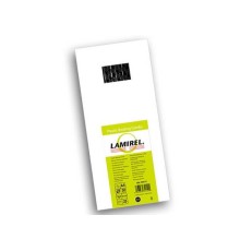 Пружины для переплета пластиковые Lamirel, 38 мм. Цвет: черный, 25 шт в упаковке.