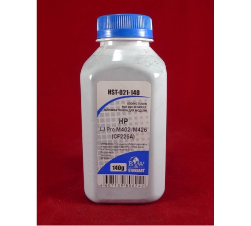 Тонер для картриджей CF226A/CF259A (фл. 140г) B&W Standart фас.Россия