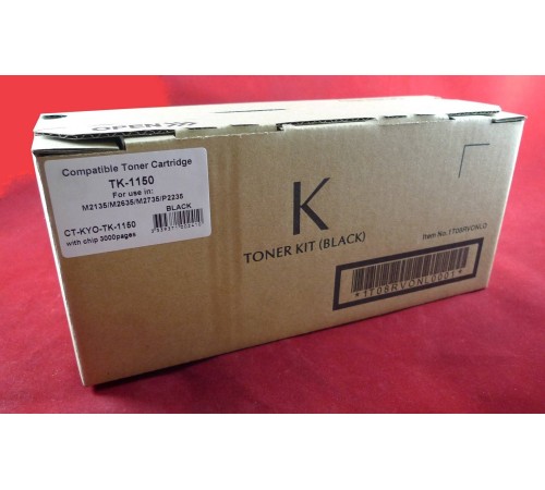 Тонер-картридж для Kyocera M2135/M2635/M2735/P2235 TK-1150 3K  ELP Imaging®