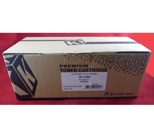 Тонер-картридж для Kyocera P3045dn/P3145dn/P3150dn/P3155dn/M3145dn/M3645dn TK-3160 12.5K  ELP Imaging®