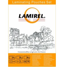 Lamirel Пленка для ламинирования LA-78787(01) (набор А4, A5, A6 по 25 шт., 75 мкм, 75 шт. в уп.)