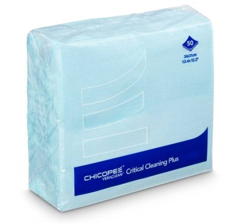 Салфетки для очистки оптики и зеркал Veraclean Critical Cleaning Wiper голубые (Katun/Chicopee) пак/50шт