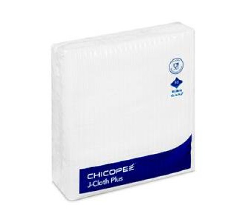 Салфетки универсальные чистящие многократные J-Cloth Plus Medium Wiper белые (Katun/Chicopee) пак/50шт