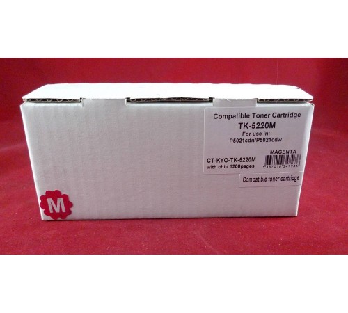 Тонер-картридж для Kyocera Ecosys P5021cdn/P5021cdw/M5521cdn/M5521cdw TK-5220M magenta 1.2K ELP Imaging®