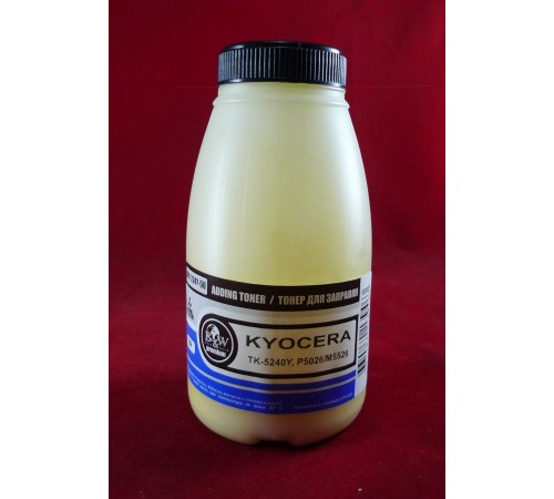 Тонер для Kyocera TK-5240Y, P5026/M5526 Yellow (фл. 50г) 3K B&W Premium фас.Россия