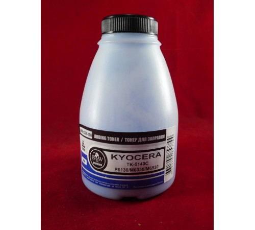 Тонер для Kyocera TK-5140C, P6130/M6030/M6530 Cyan (фл. 100г) 5K B&W Premium