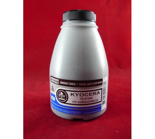 Тонер для Kyocera TK-5140K, P6130/M6030/M6530 Black (фл. 160г) 7K B&W Premium