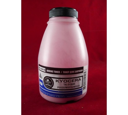 Тонер для Kyocera TK-5150M, P6035/M6035/M6535 Magenta (фл. 140г) B&W Premium