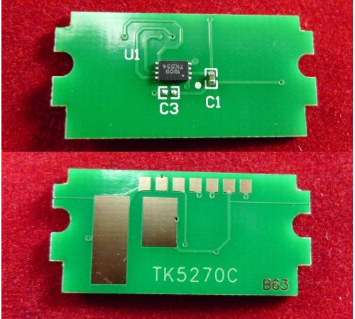 Чип для Kyocera Ecosys P6230cdn/M6230cidn/M6630cidn (TK-5270C) Cyan, 6K ELP Imaging®