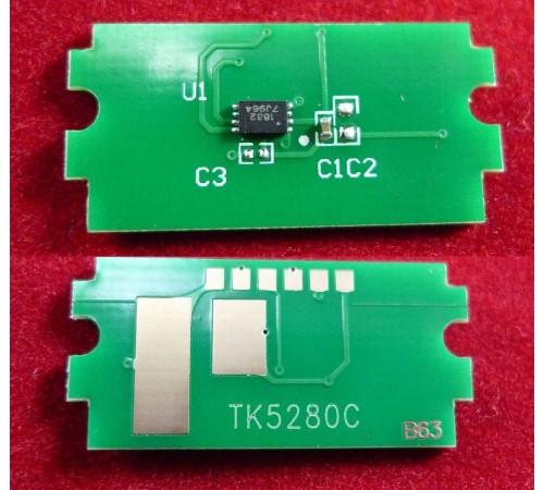 Чип для Kyocera Ecosys P6235cdn/M6235cidn/M6635cidn (TK-5280C) Cyan, 11K ELP Imaging®