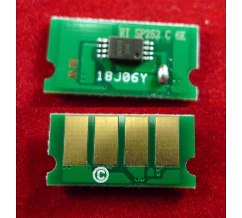 Чип Ricoh SP C252Dn/C252Sf/C262Dnw/C262Sf (SPC252HE) Cyan, 6K ELP Imaging®