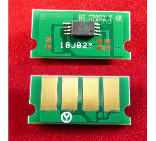 Чип Ricoh SP C252Dn/C252Sf/C262Dnw/C262Sf (SPC252HE) Yellow, 6K ELP Imaging®